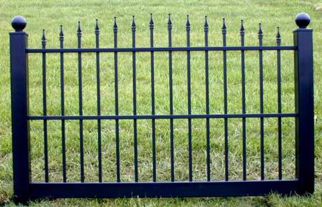 Black Vinyl Fence 4 ft x 6 ft BSL-30