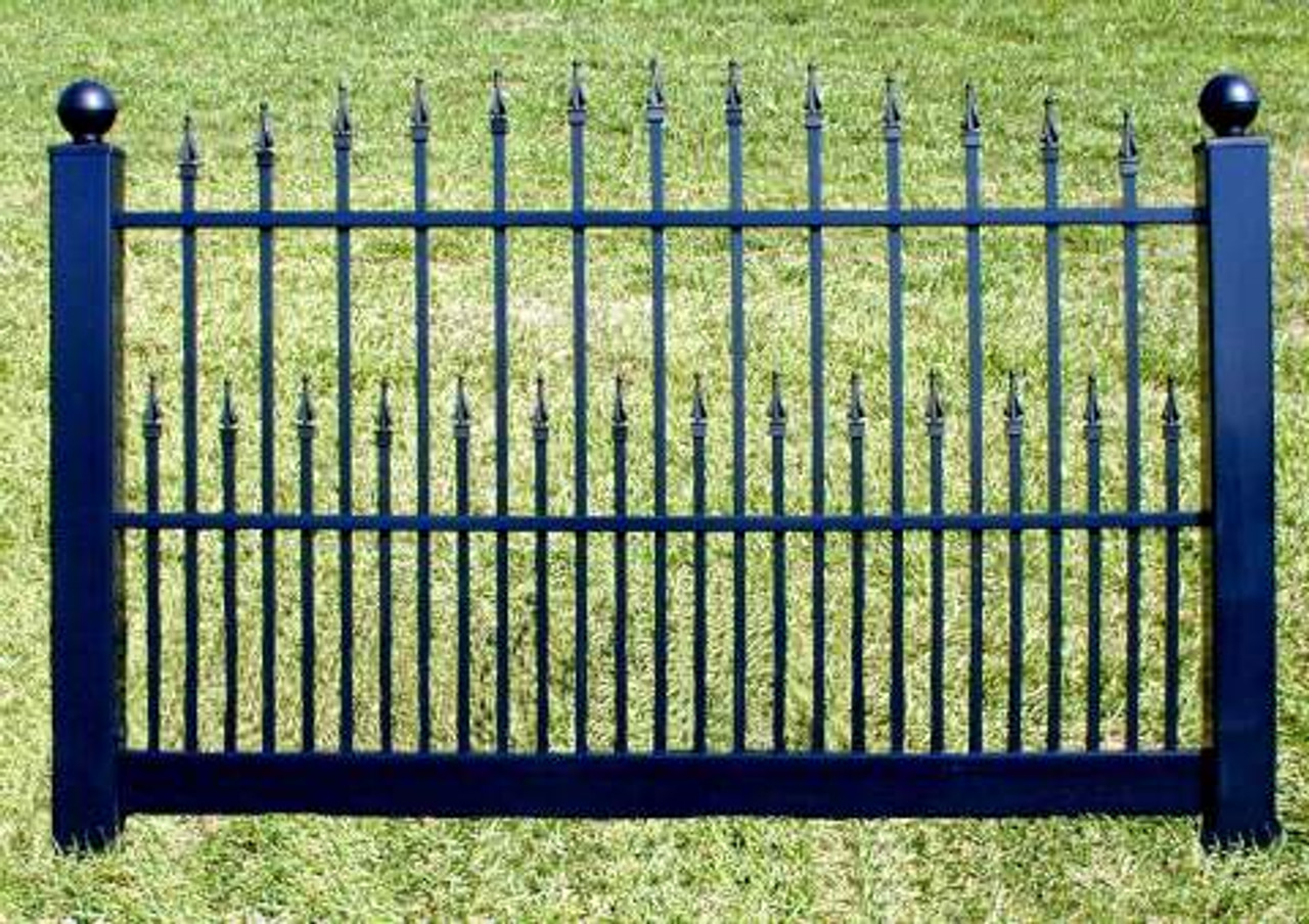 Black Vinyl Fence 4 ft x 6ft BSL-41