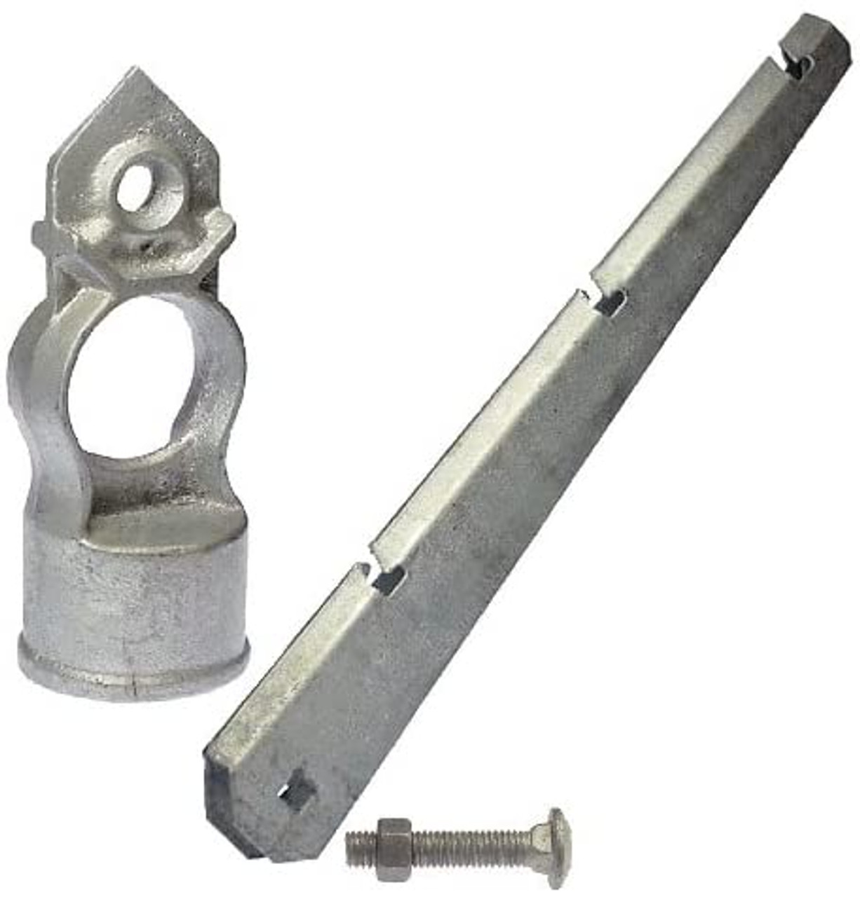 Barb Arm Base allows attachment of barb arm blade at any angle
Adjustable angle of Barb bracket, 