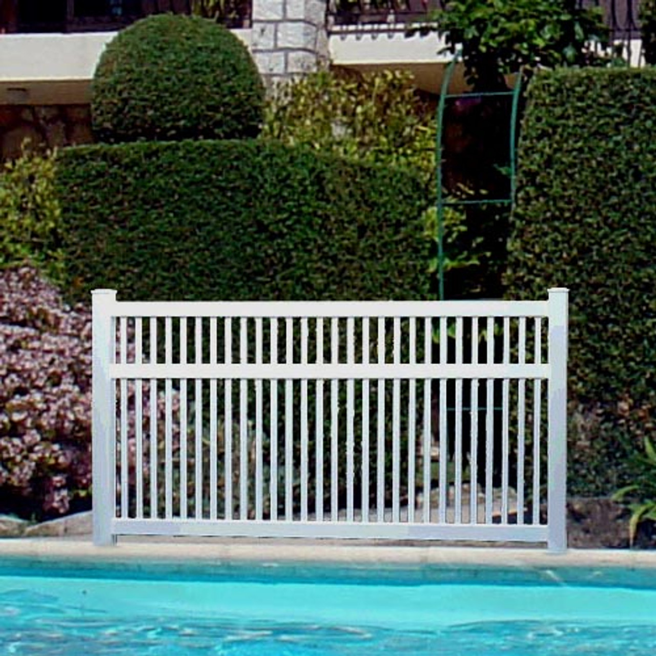 Pool Vinyl Fence - West Point 5 ft H x 8ft W