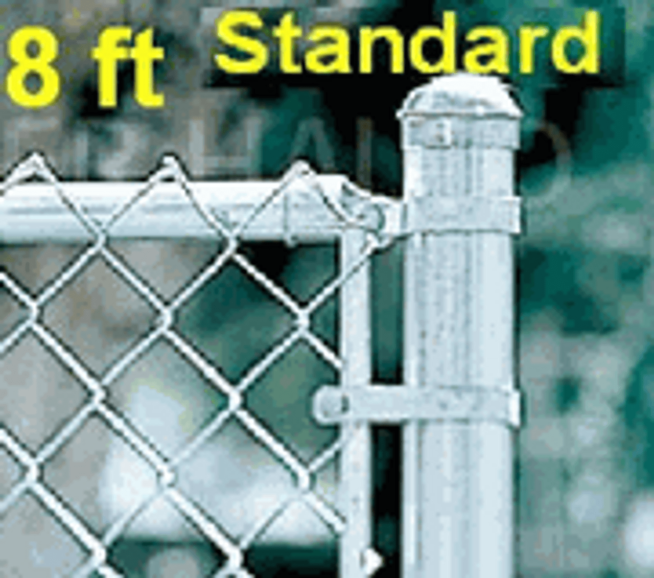 ft High Galvanized Chain link Fence Complete Package