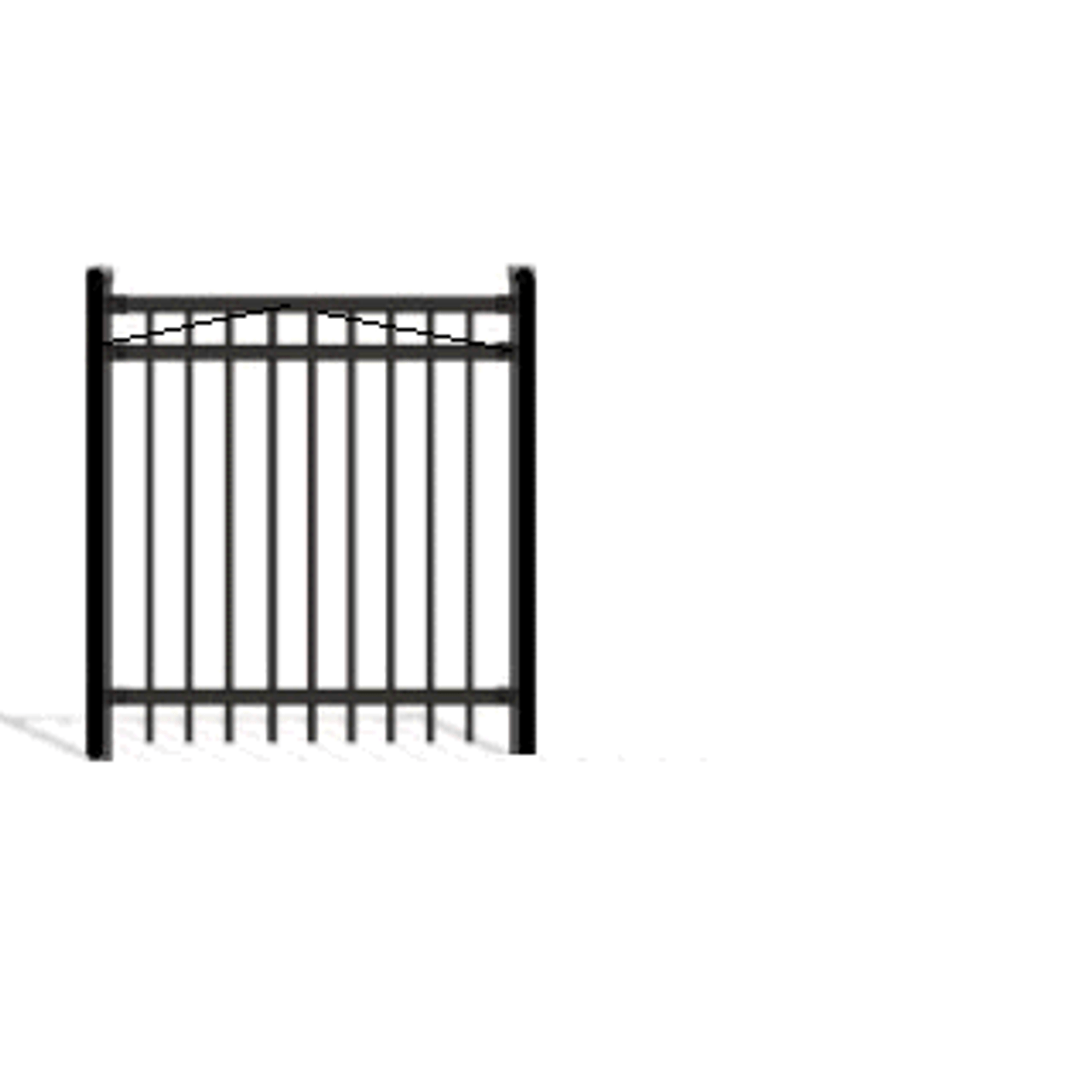 Aluminum Fence Matching Gates PR