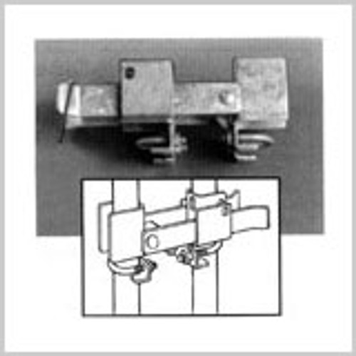 Double Gate Latch Residential - Strong Arm Galvanized & Black Double Gate Latch Residential - Strong Arm Galvanized & Black