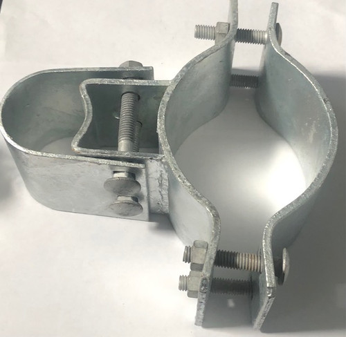 Gate Hinge 90 degree Pressed Steel "Box Hinge" - Chain link Fence Commercial Gate Hinge 90 degree Pressed Steel "Box Hinge" - Chain link Fence Commercial