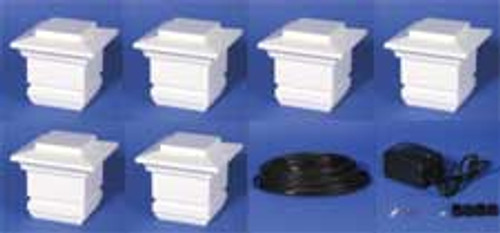 LIGHTED POST CAP KIT