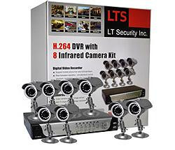 Home & Business Security, LTD08HTDK Complete 8 Channel DVR Kit