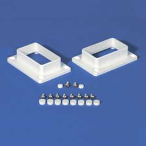 RAIL BRACKET KIT 2" X 3-1/2" - Vinyl Railing - Vinyl Fence Parts RAIL BRACKET KIT 2" X 3-1/2" - Vinyl Railing - Vinyl Fence Parts