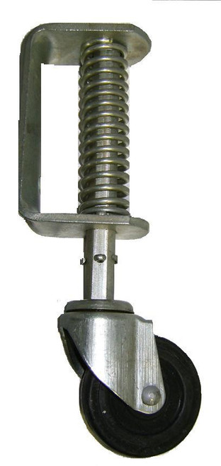 Single Gate Helper Wheel Chain link Fence Gate 3" Wheel- Spring Loaded