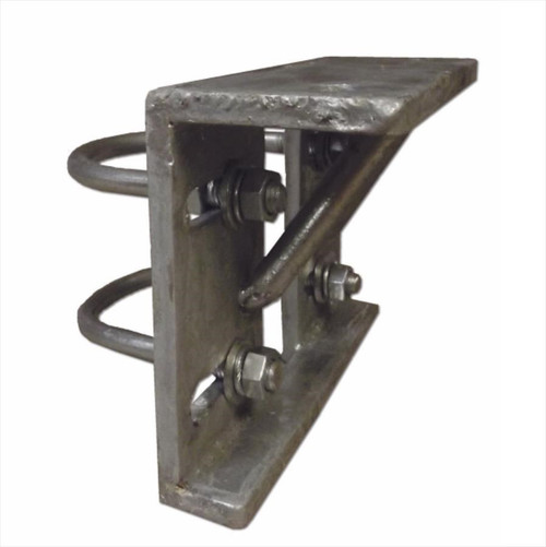 Slide Gate Trolley Round Pipe Bracket 4"