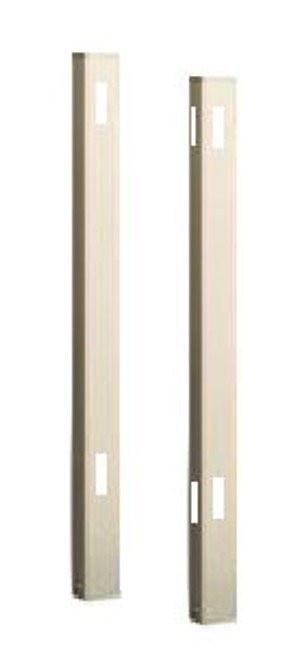 TAN. Line Post - Privacy Vinyl Fence Posts 5" Square . 2 ft Longer than Fence Height TAN. Line Post - Privacy Vinyl Fence Posts 5" Square . 2 ft Longer than Fence Height