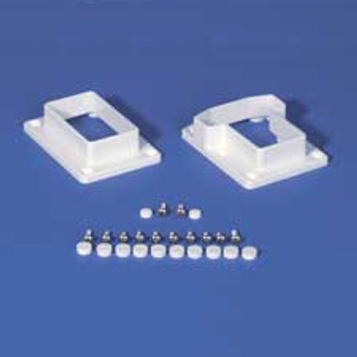 T-RAIL BRACKET KIT 2" X 3-1/2" - Vinyl Railing - Vinyl Fence Parts T-RAIL BRACKET KIT 2" X 3-1/2" - Vinyl Railing - Vinyl Fence Parts