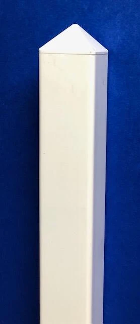 Vinyl Fence Picket 1-1/2" x 1-1/2" x 44" Square with cap - White 