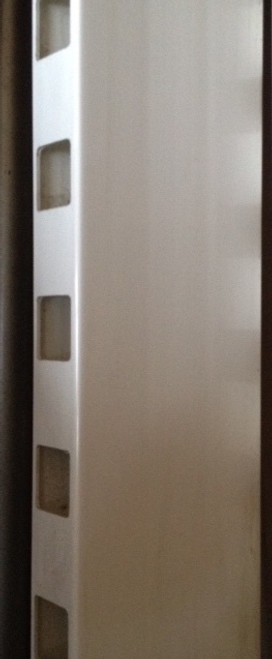 Vinyl Bottom Rail 2" X 6" WHITE Routed One side with Picket holes for 1-1/2" SQ Picket Vinyl Bottom Rail 2" X 6" WHITE Routed One side with Picket holes for 1-1/2" SQ Picket