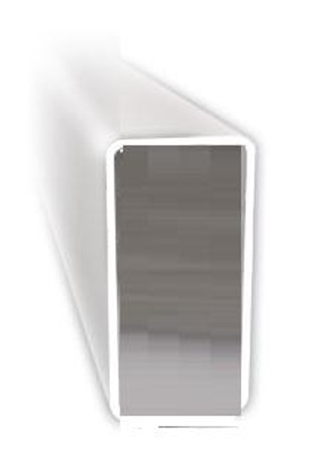 Vinyl White, Tan Grey Rail 2" x 3-1/2" x 8ft (94") BLANK Vinyl White, Tan Grey Rail 2" x 3-1/2" x 8ft (94") BLANK