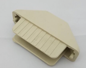 Vinyl Tan Picket Cap Dog Ear 7/8 x 3"