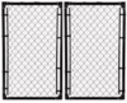 5 ft High x 12 ft Wide Double Gate Kit with Hardware 5 ft High x 12 ft Wide Double Gate Kit with Hardware