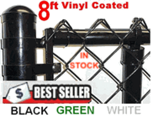 8ft tall Black & Green Coated Standard or Commercial Fence Kit! includes Top Rail 1-3/8" or 1-5/8", Mesh (2" x 9 ga), Price is per foot. in QTY.Line Posts, Corner, End, Gate Posts & gates not include 8ft tall Black & Green Coated Standard or Commercial Fence Kit! includes Top Rail 1-3/8" or 1-5/8", Mesh (2" x 9 ga), Price is per foot. in QTY.Line Posts, Corner, End, Gate Posts & gates not include