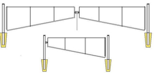 Barrier Gate component Kit,  no weld Self Assembly . Barrier Gate component Kit,  no weld Self Assembly .