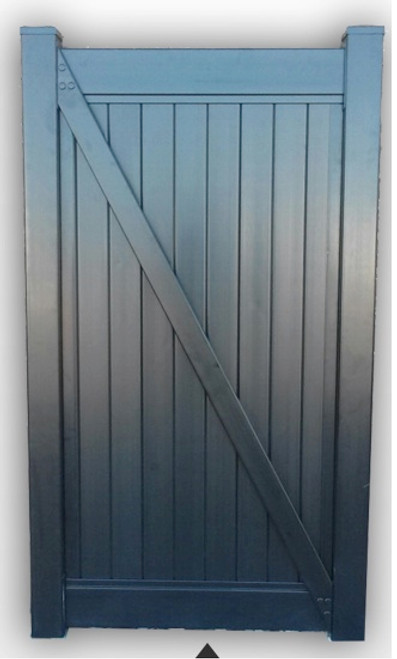 BLACK PRIVACY MATCHING GATE