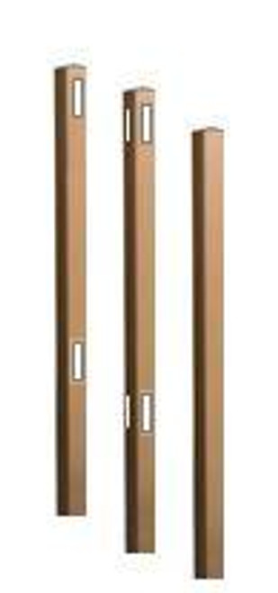 Cedar Vinyl matching End Post or Gate Post 5" Square Cedar Vinyl matching End Post or Gate Post 5" Square