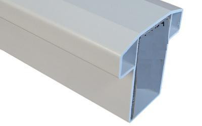 T-Rail PVC Vinyl Railing Top Rail - Fence-Material