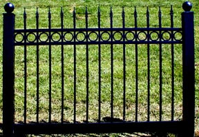 BLACK VINYL PRIVACY FENCE 6FT X 6FT Posts purchased separately -  Fence-Material