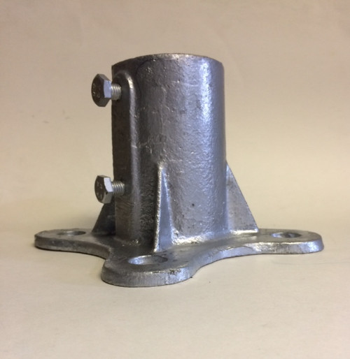 CHAIN LINK POST SURFACE CONCRETE MOUNT 2" Post size FenceMaterial