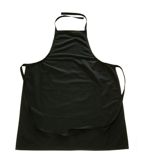 black chef apron