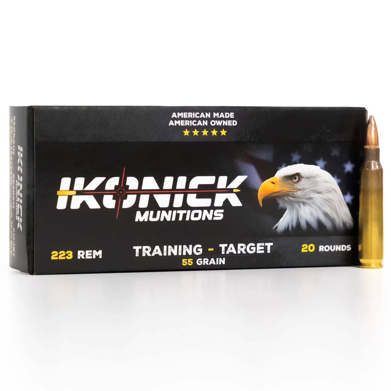 ムーモ 223 Rem 55gr FMJBT Ammo | Boxes & Bulk Cases | Ikonick USA