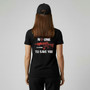 No One To Save You - V-Neck Womens-Black