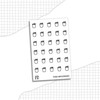 Mini Groceries icon planner stickers