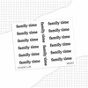 Retro Family Time script planner stickers