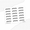 Priority Retro text planner stickers