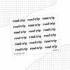 Retro Road Trip text planner stickers