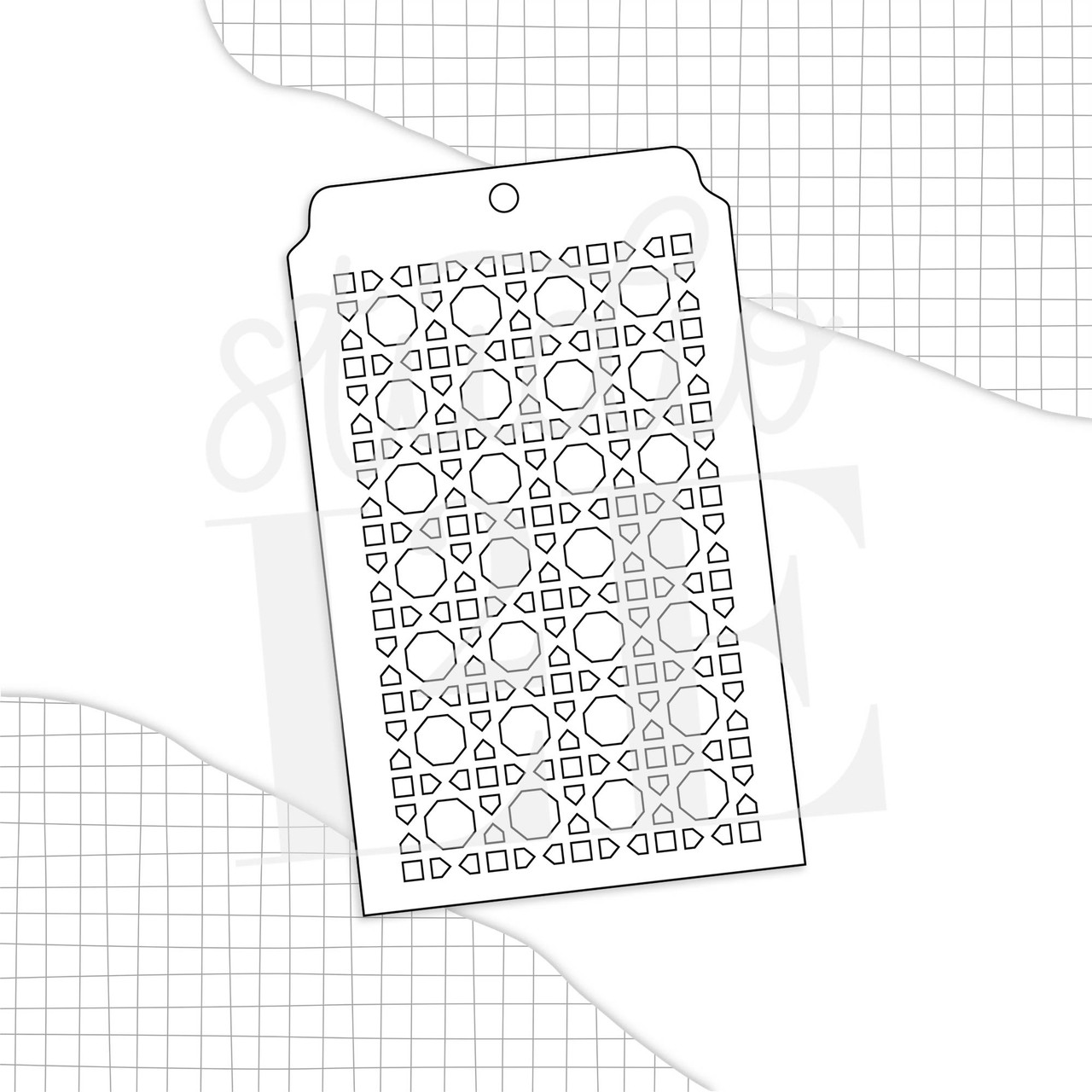 Small Rattan Stencil STUDIO L2E small-rattan-stencil-studio-l2e