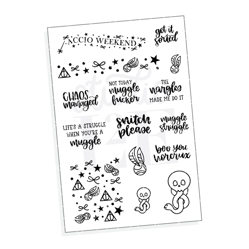 Get It sorted planner stamps