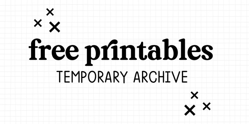Free Printables Archive
