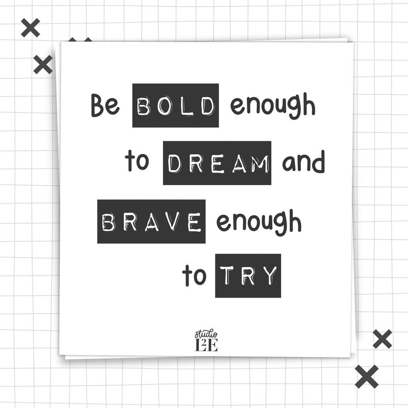 Brave Enough Printable Dashboard - STUDIO L2E brave-enough-printable-dashboard-studio-l2e