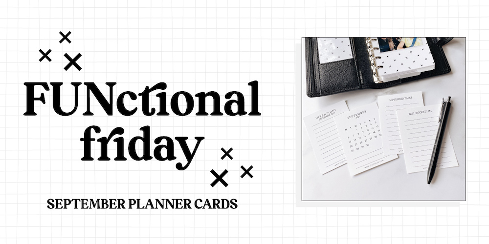 September FUNctional Freebie
