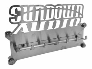 Sundown Audio Key Ring Holder – 18-Gauge Brushed Stainless Steel