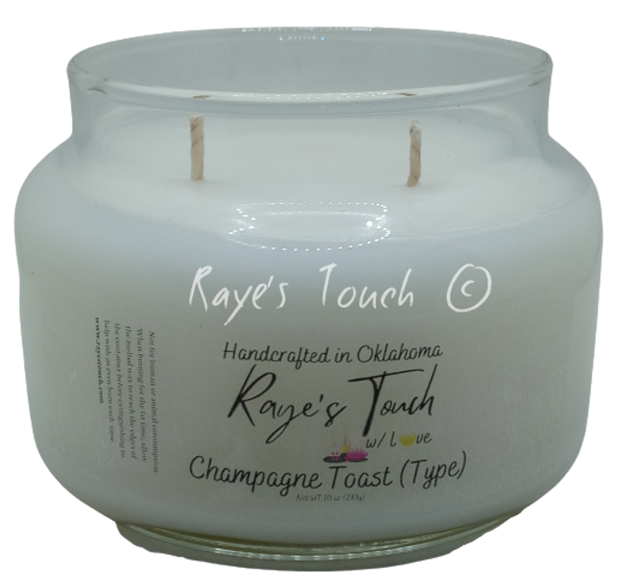 Champagne Toast (Type) 2-Wick Candle 10 oz