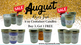 August 6 oz Candle Sale!!!