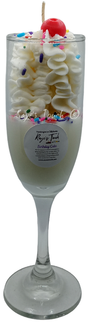 Birthday Cake Cocktail 5 oz Decorative Candle