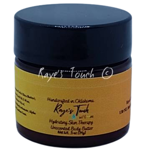 Raye's Touch Hydrating Skin Therapy .5 oz Unscented Body Butter