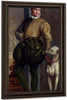 Portrait Of A Boy With A Greyhound By Paolo Veronese