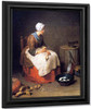 The Turnip Peeler By Jean Baptiste Simeon Chardin By Jean Baptiste Simeon Chardin