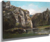 A Gorge In The Jura By Gustave Courbet By Gustave Courbet