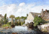 A Mill In Pont Aven By Eugene Louis Boudin By Eugene Louis Boudin