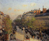 Boulevard Montmartre Sunset By Camille Pissarro By Camille Pissarro