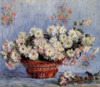 Chrysanthemums By Claude Oscar Monet